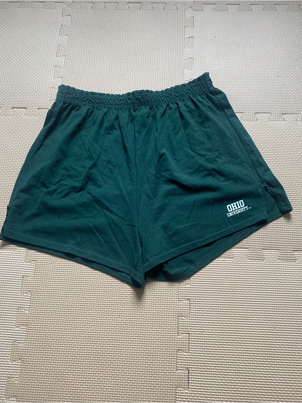 Ohio University Women's Dark Green Athletic Shorts Size Large